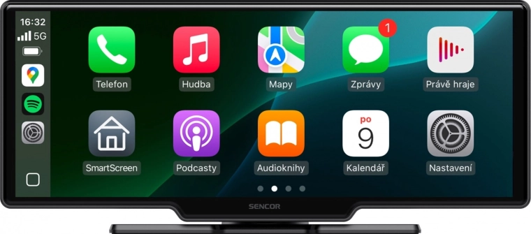 Безжичен 10,26" дисплей за автомобил с Apple CarPlay и Android Auto със задна камера