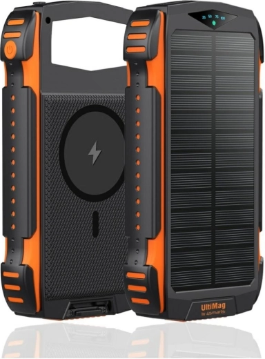 Соларна външна батерия 4smarts TitanPack Rugged UltiMag 20000 mAh