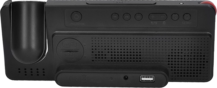 FM radio and dual alarm for flexible waking