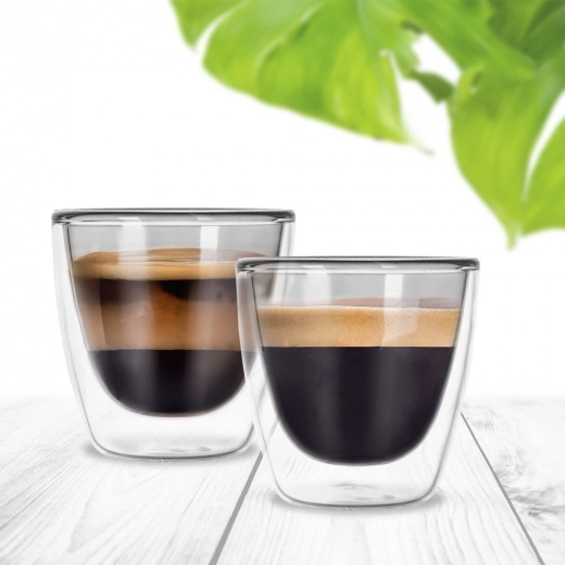 Stylish espresso presentation