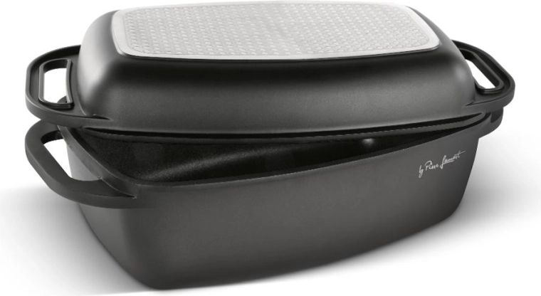 Lamart roasting pan with grill lid 40 × 22.5 × 17 cm