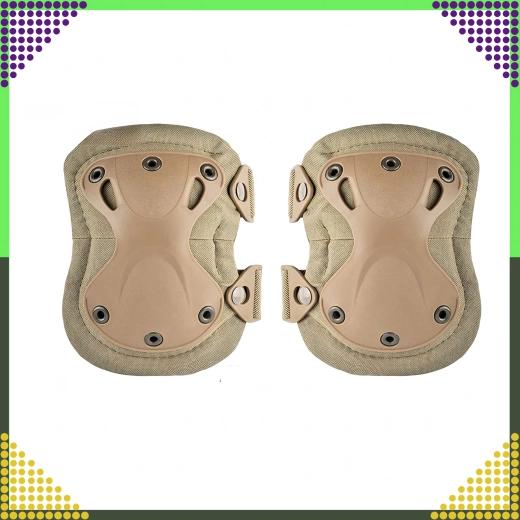 Tactical knee and elbow pad set with quick-release