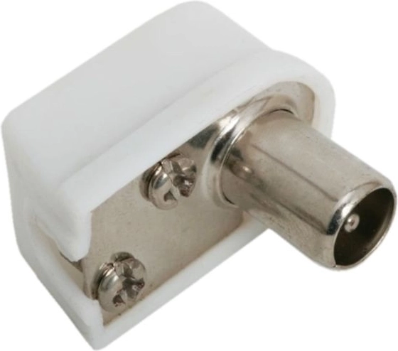 90° Coaxial TV Plug