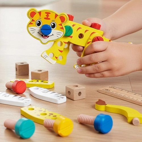 Building animals and vehicles supports creativity