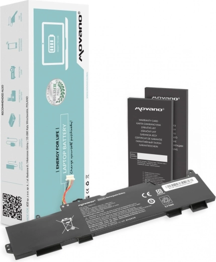Movano SS03XL battery for HP EliteBook 735, 745 and 840 G5/G6, 4100 mAh, 47 Wh
