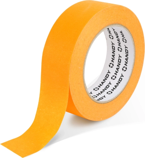 Water-based masking tape for outdoor use 50 m × 24 mm, orange