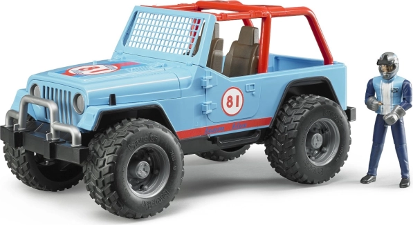 Off-road Vehicle Bruder Jeep with Driver