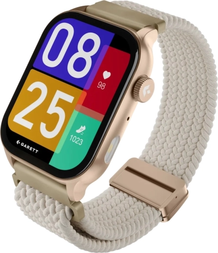 Activity 3 Smartwatch gold with AMOLED display and two straps