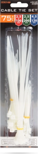 Set of Transparent Cable Ties