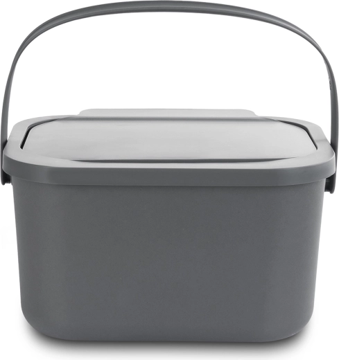Gray compost bin for organic waste 4.5 L