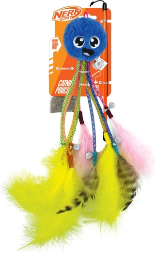 Nerf Cat интерактивна пръчка за котки с октоподче и звънчета 30 см