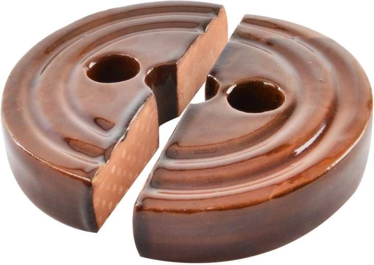 Two-piece design with holes for easy insertion