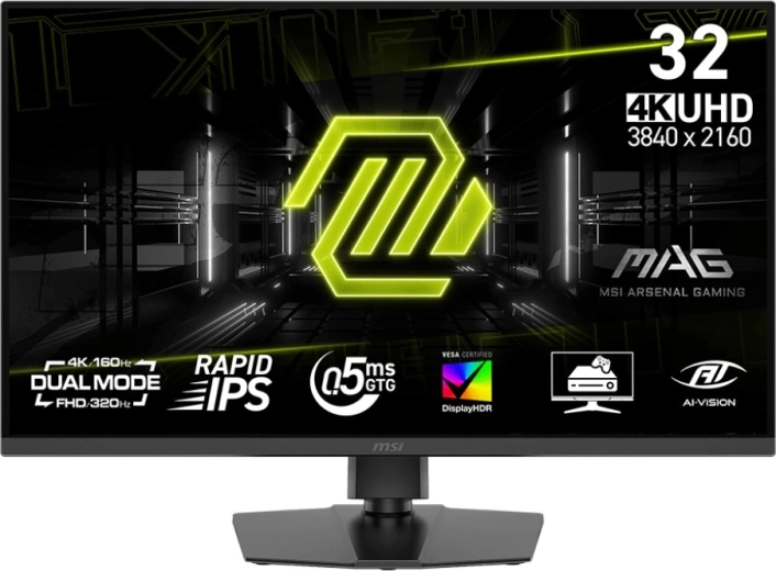 Геймърски монитор MSI MAG 322URDF E16 31,5" 4K UHD 160 Hz