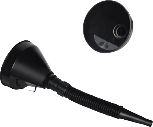 Plastic funnel with detachable spout 13 cm