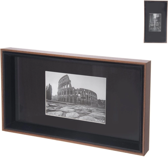 Brown wooden photo frame 32 × 3 × 17 cm (2 variants)