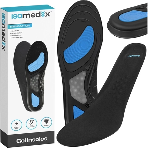 Гелови омекотяващи стелки за обувки Isomedix 42–46 (1 чифт)