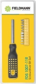 Set of 11 bits and a 6 mm bit screwdriver