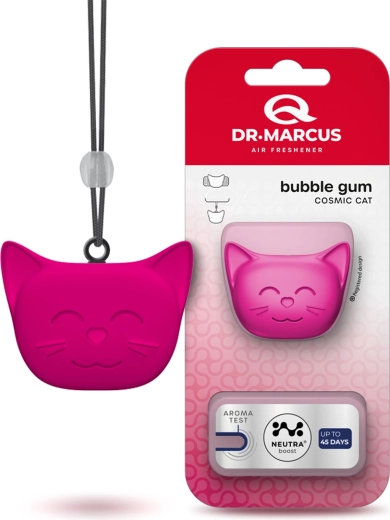 Dr. Marcus Cosmic Cat car air freshener Bubble Gum