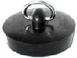 Stopper for Italian slop sink 51 mm, black