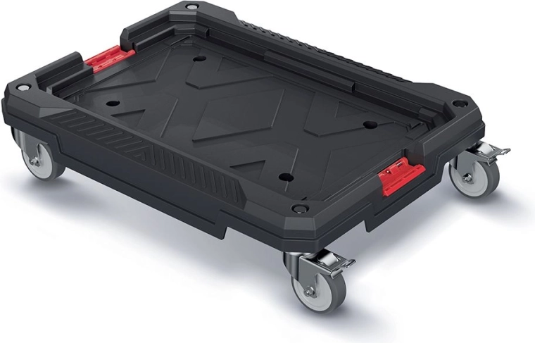 Rolling platform for boxes 440 × 585 × 145 mm – black