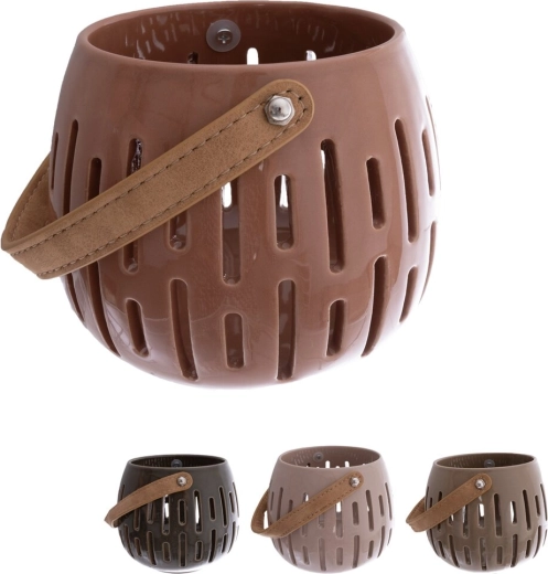Dolomite candle holder 14 × 14 × 12 cm – mix of 4 variants