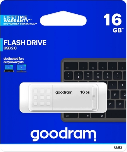 USB flash drive Goodram 16GB UME2 white