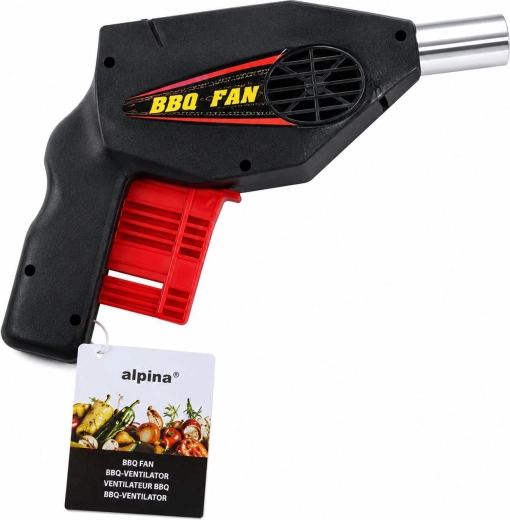 Handheld BBQ Fan for Quickly Starting a Fire