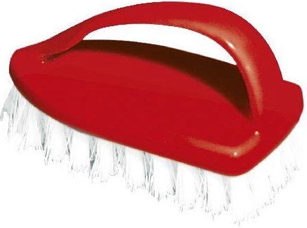 Mini iron-shaped brush 9 cm – color mix