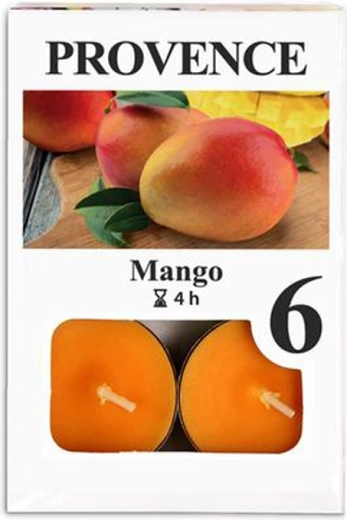 Чаени свещи Манго, 6 бр.