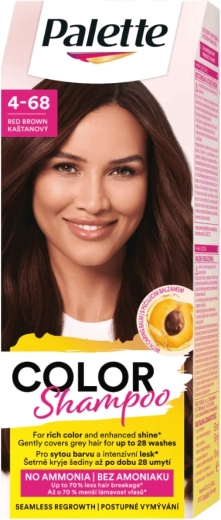 Palette Color Shampoo 4-68 chestnut 50 ml