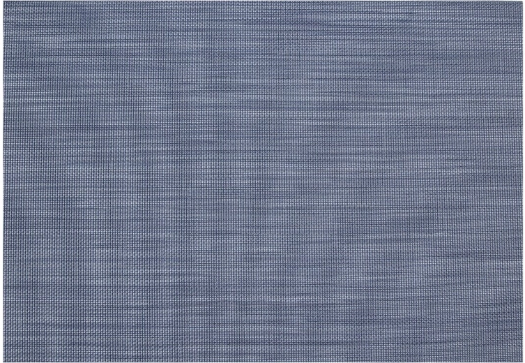 PVC and polyester placemat 45 × 30 cm, blue