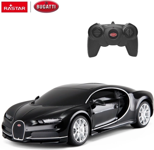Bugatti Chiron RC кола с дистанционно управление Rastar 1:24 черна