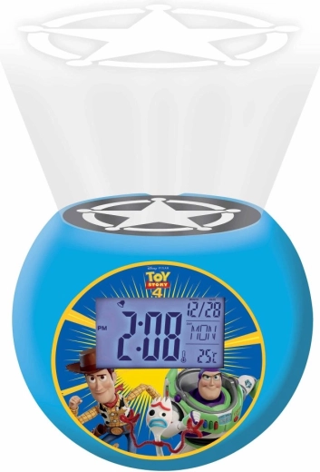Детски радиобудилник с проектор TOY STORY 4 и LCD дисплей