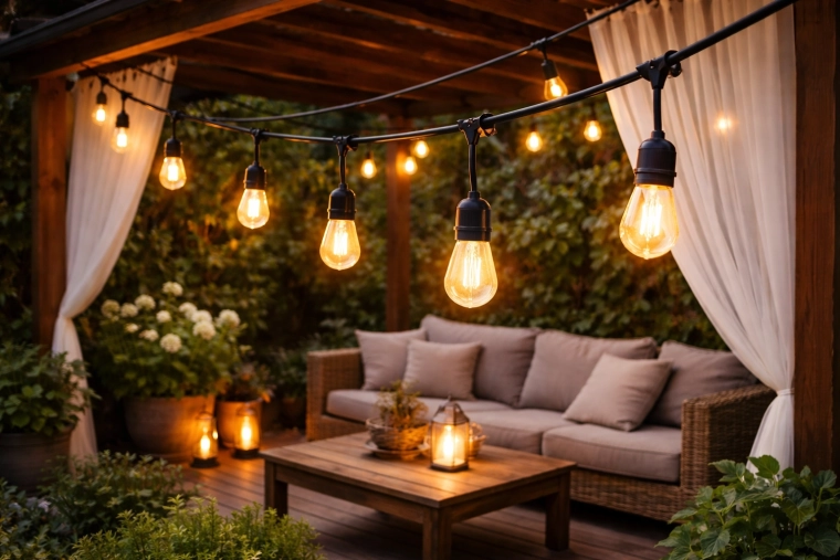 Warm, cozy light for evening comfort