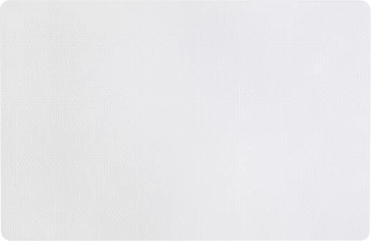 Toro plastic placemat, white, 28 × 43 cm