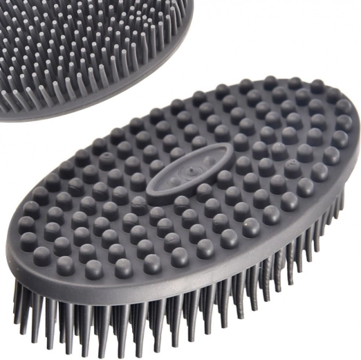 ORION Silicone Double-Sided Brush Sponge for Dishes and Massage