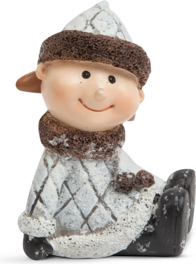 Ceramic winter decorative figurine