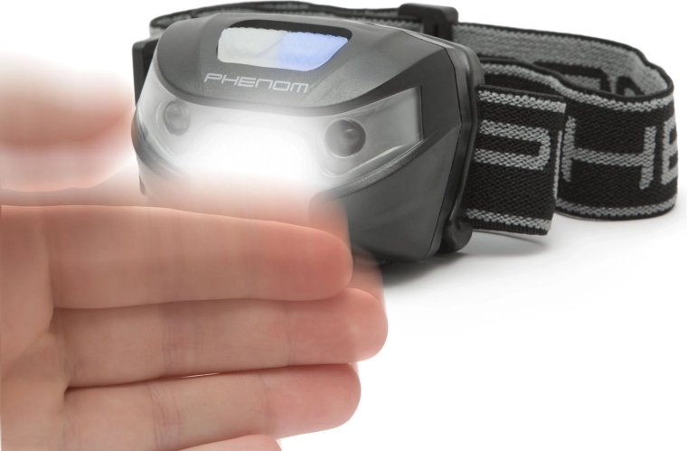 Rechargeable Headlamp with COB LED and Motion Sensor