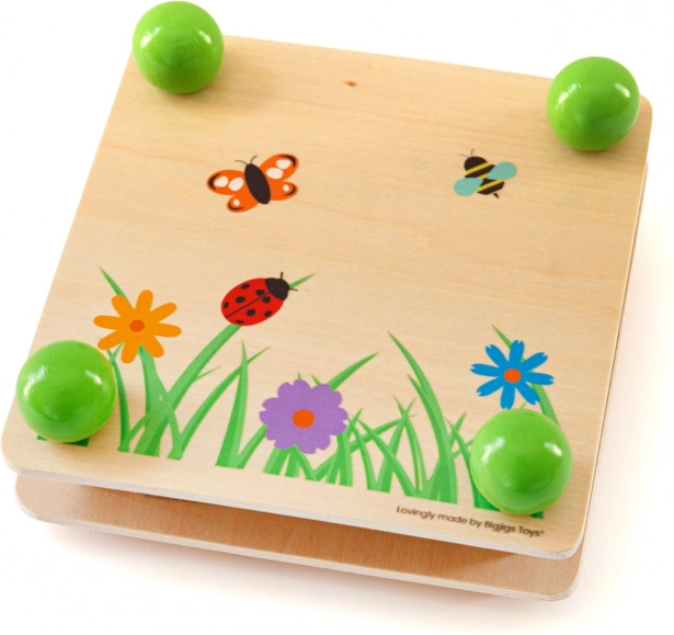 Дървена преса за цветя Bigjigs Toys