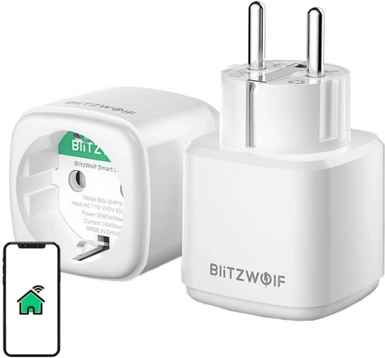 Smart socket zigbee 3.0 16a 3680 w blitzwolf