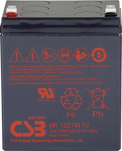 Акумулатор HR1227WF2 6.5Ah за високо натоварване