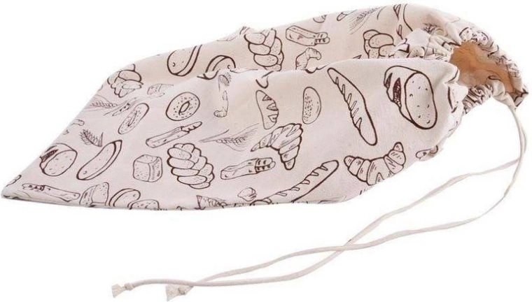 Cotton bag for bread and pastries 40 × 40 cm