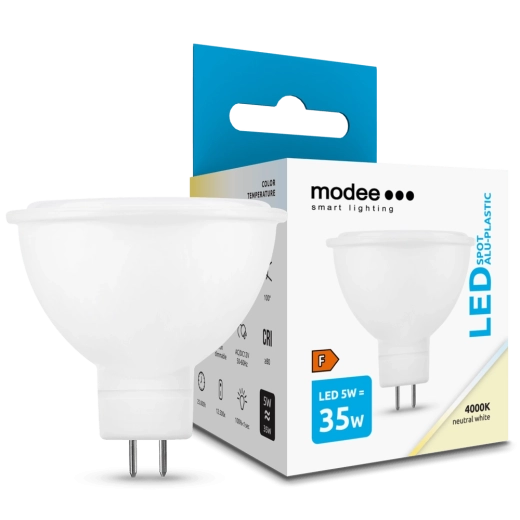 LED Bulb GU5.3/MR16 5 W Neutral White 4000 K – Modee Lighting