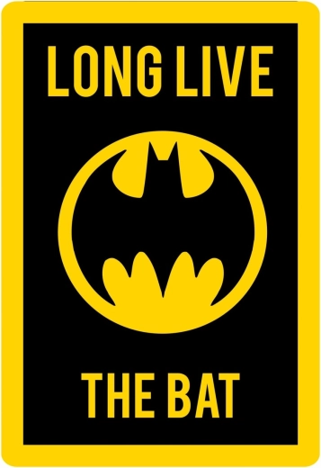 Batman Doormat 80 × 120 cm – Licensed Polyester Mat