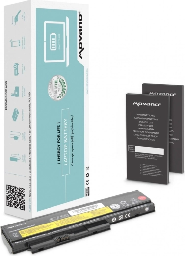 Movano Battery for Lenovo X220, X220i, X220s and X220T, 4400 mAh (48 Wh)
