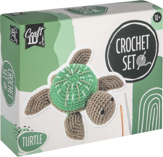 Crochet Craft Kit – Turtle 16 cm
