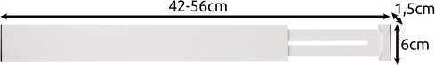 Telescopic length 42–56 cm