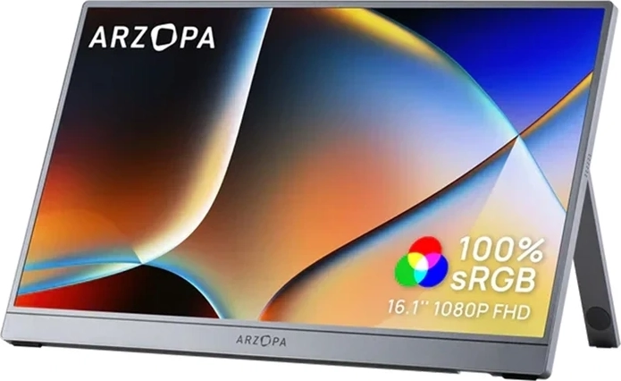 Преносим монитор Arzopa Z1C 16,1" Full HD 144 Hz IPS (сив)