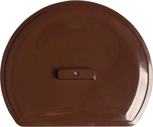 Lid for wall-hugging bucket 11 l, brown