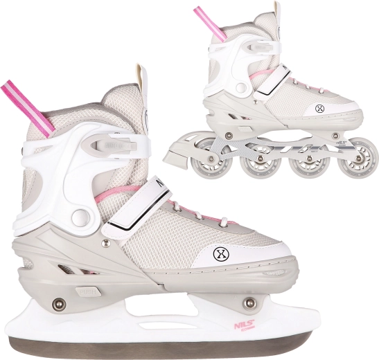 Two seasons, one pair of skates: easy 2-in-1 conversion